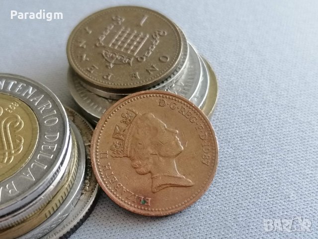 Монета - Великобритания - 1 пени | 1987г., снимка 2 - Нумизматика и бонистика - 39150626