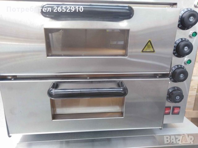 Фурна за пици на 2 нива с керамични плочи! Чисто нова! Топ цена 600лв/306,77€, снимка 3 - Обзавеждане на кухня - 33420555
