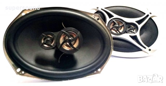 Тонколони за кола SuperSound тип Елипси 6"x9"(15смх23см), 300W, снимка 2 - Аксесоари и консумативи - 28190419