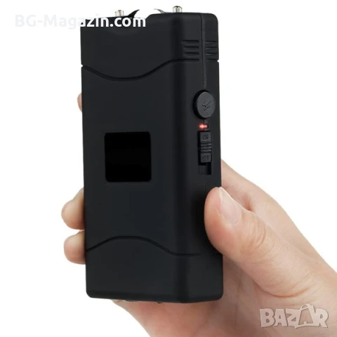 Джобен акумулаторен електрошк с LED фенер кучегон за самозащита самоотбрана от нападение дамски, снимка 4 - Оборудване и аксесоари за оръжия - 51014857