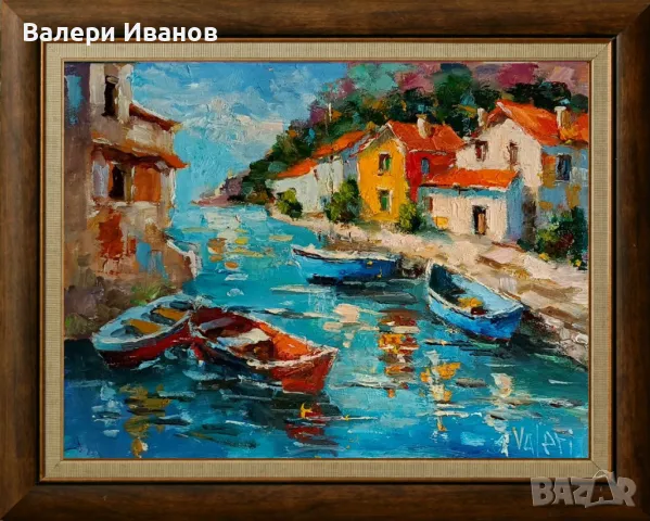 Картина, продавана от автора "Морски пейзаж", Платно, маслени бои, размер 40 х 30 см.