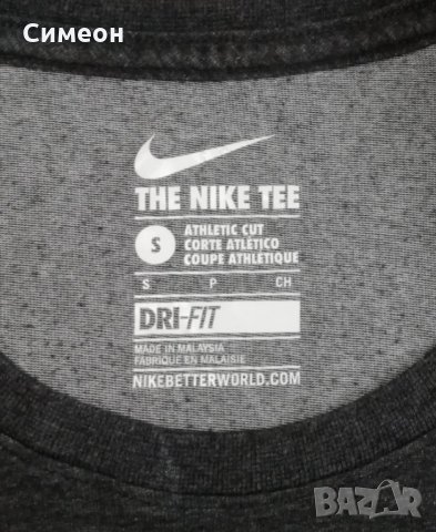 Nike DRI-FIT Just Do It оригинална тениска S Найк памук спорт фланелка, снимка 3 - Спортни дрехи, екипи - 33606107