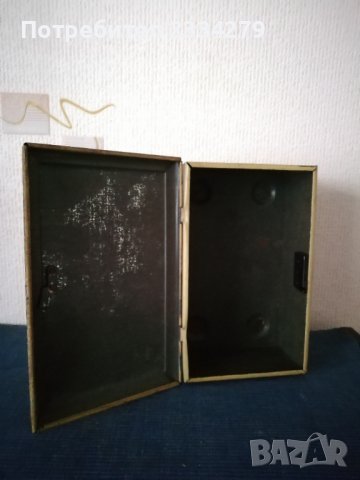 Стара ламаринена кутия с образи на царско семейство. Дървена кутия от пури, снимка 7 - Антикварни и старинни предмети - 44003681