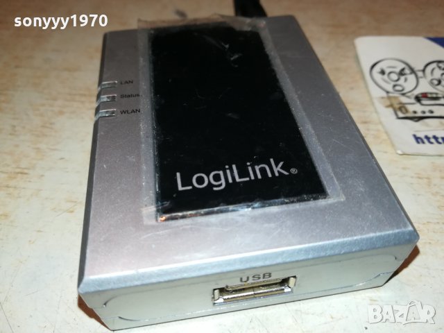 LOGILINK WIRELESS SERVER USB-GERMANY 0312212014, снимка 8 - Рутери - 35020262