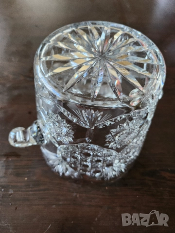 Кристалн: ваза -голяма, фруктиера, шампаниера, бомбониера - Полша, купи за сладолед, десерт - Чехия , снимка 11 - Други ценни предмети - 29087808