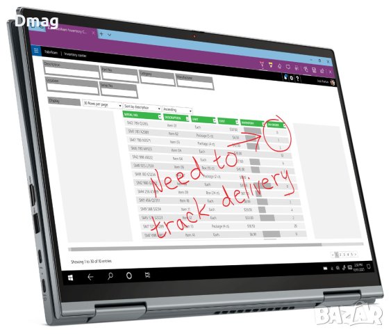 14”тъч ThinkPad X1 Yoga/Intel i5/16GB/SSD/Win11Pro/4G LTE, снимка 9 - Лаптопи за работа - 43132313