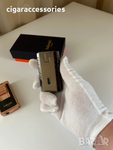 Запалка Lubinski с двоен пламък и вграден пънч, снимка 7 - Запалки - 52812874