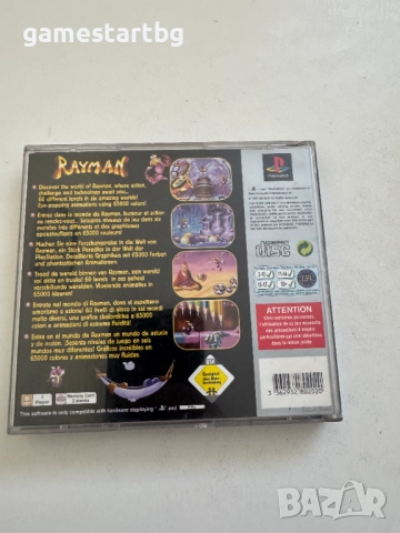 Rayman за PS1, снимка 2 - Игри за PlayStation - 52180226