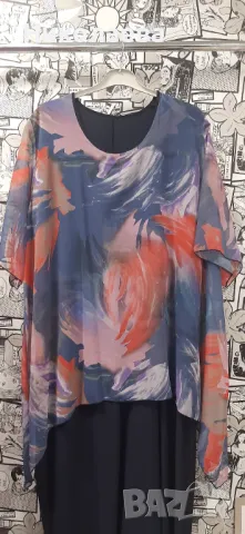 Дъга Макси Рокля -размер 64!, снимка 3 - Рокли - 49761953