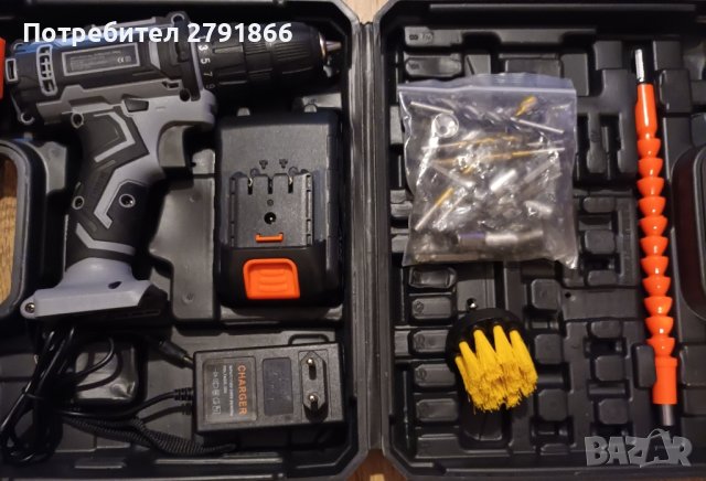 Акумулаторен винтоверт FAHEFANA 20 V + зарядно и батерия , снимка 4 - Винтоверти - 43001641