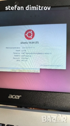 Acer-Aspire-E3-112, снимка 4 - Лаптопи за дома - 51761878