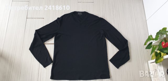 Emporio Armani  Cotton Knit Мens Size 56/ XL - 2XL  НОВО! ОРИГИНАЛ! Мъжка Блуза Пуловер!, снимка 2 - Пуловери - 43228644