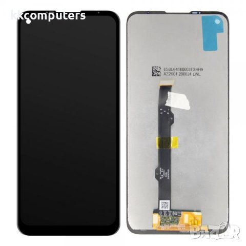 LCD Дисплей за MOTOROLA Moto G8 (XT2045-1) + тъч скрийн /Черен/ Баркод : 142056