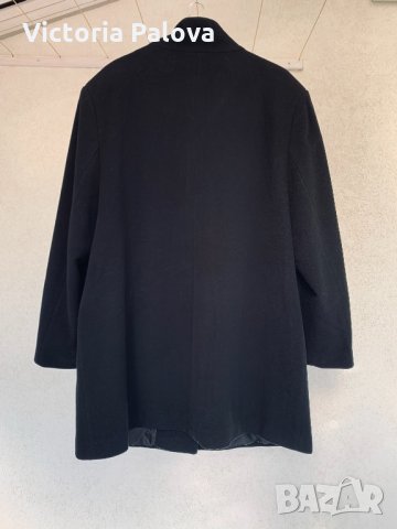 Красиво черно палто GELCO,гладка вълна,кашмир, снимка 5 - Палта, манта - 34990924
