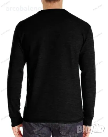 Мъжка едноцветна тениска с дълги ръкави, 5цвята, снимка 5 - Тениски - 39609541