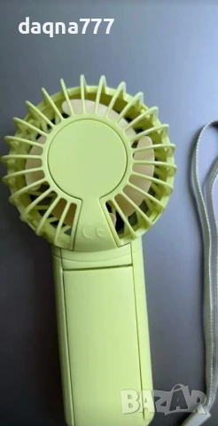 Мини преносим вентилатор на батерии, снимка 18 - Други стоки за дома - 50786621