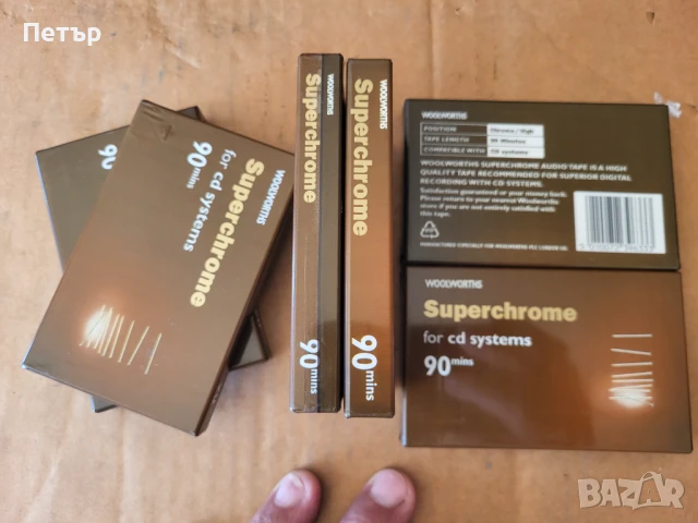 Нови аудиокасети WOOLWORTHS SUPERCHROME 90 , снимка 3 - Аудио касети - 51070824
