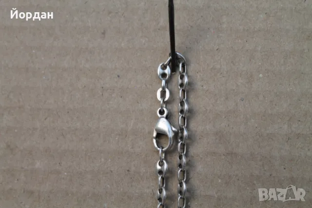 Сребърно дамско колие, снимка 2 - Колиета, медальони, синджири - 49532233