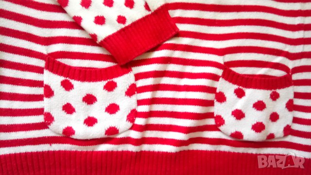Блуза - пуловер в червено и бяло - 2 броя, снимка 3 - Детски пуловери и жилетки - 27049567