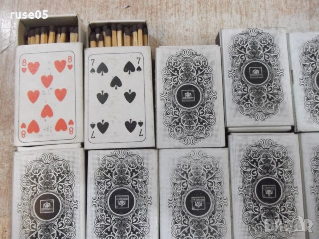 Лот от 35 бр. неизползвани кибрита с образи на карти за игра, снимка 4 - Други ценни предмети - 27962946