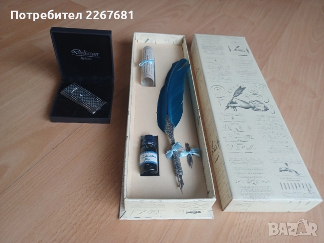 Сувенир "Перо и мастилница"