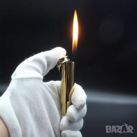 Газова запалка с формата на куршум/патрон с вграден лазер, снимка 6 - Запалки - 33554927