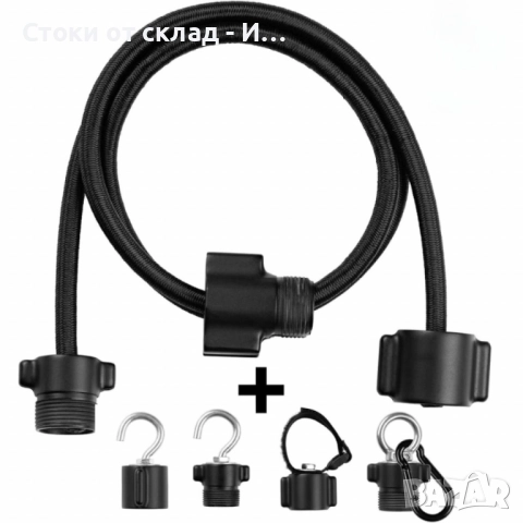 Модулен еластичен колан с универсални адаптери – за автомобил, велосипед, къмпинг и багаж, снимка 2 - Други стоки за дома - 52232735