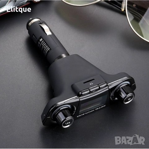 Многофункционален предавател за кола, Bluetooth плейър, mp3, зарядно, снимка 6 - Друга електроника - 52716400