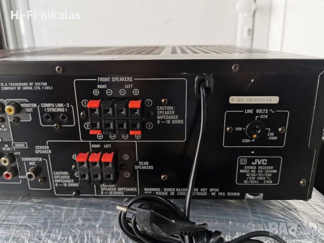 Усилвател Ресийвър 5.1 JVC RX-554V, снимка 7 - Ресийвъри, усилватели, смесителни пултове - 37778449