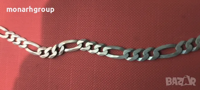 Сребърна верижка , снимка 2 - Колиета, медальони, синджири - 48484249