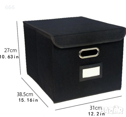 Сгъваем кош за съхранение, снимка 4 - Други стоки за дома - 53326116