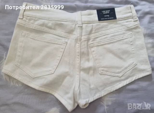 Дънкови къси панталони , снимка 4 - Къси панталони и бермуди - 47557587