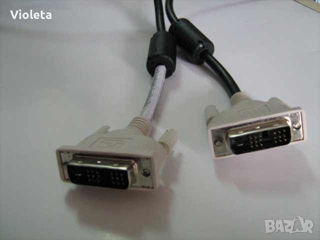 Кабел DVI към DVI HOTRON E246588 AWM STYLE 20276 - 80°C, 30 V, VW-1, снимка 7 - Кабели и адаптери - 43790152