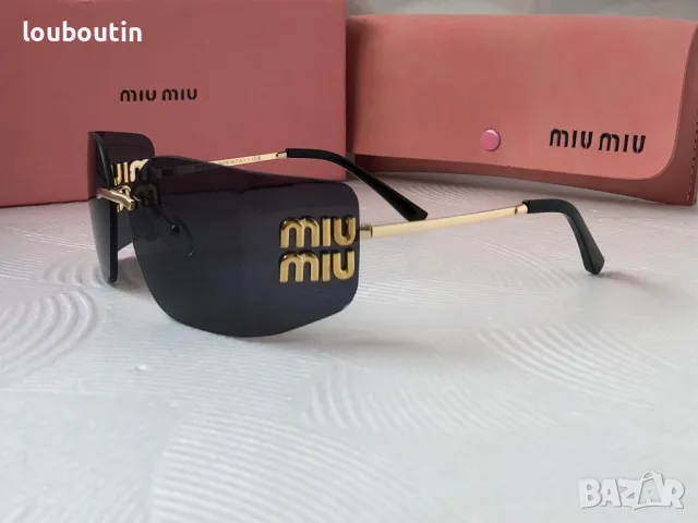 Miu 2025 дамски слънчеви очила 2 цвята, снимка 6 - Слънчеви и диоптрични очила - 49702246