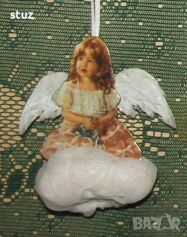 Порцеланови дизайнерски ангелчета, висулки, снимка 3 - Декорация за дома - 43329832