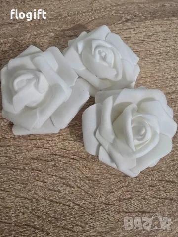 Рози фоам 7см , снимка 9 - Изкуствени цветя - 50749883