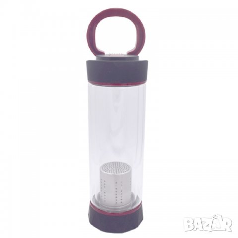 Алкализираща и йонизираща бутилка за вода с филтър с минерални камъчета, снимка 2 - Чаши - 36624349