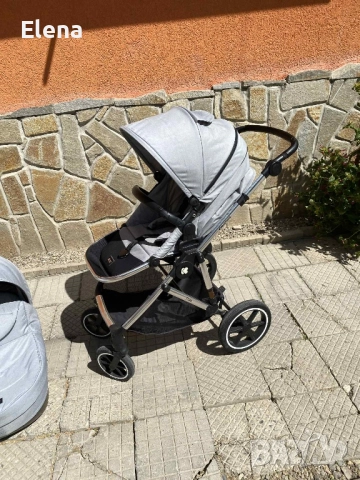 Бебешка количка 3 в 1 Kikka Boo Thea, снимка 4 - Детски колички - 51741430