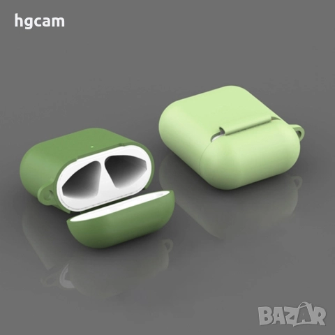 Силиконови калъфи за Apple AirPods 1 / 2, снимка 7 - Слушалки и портативни колонки - 52257696
