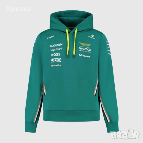 Aston Martin x Hugo Boss x Puma F1 Team - Оригинален мъжки суитшърт 