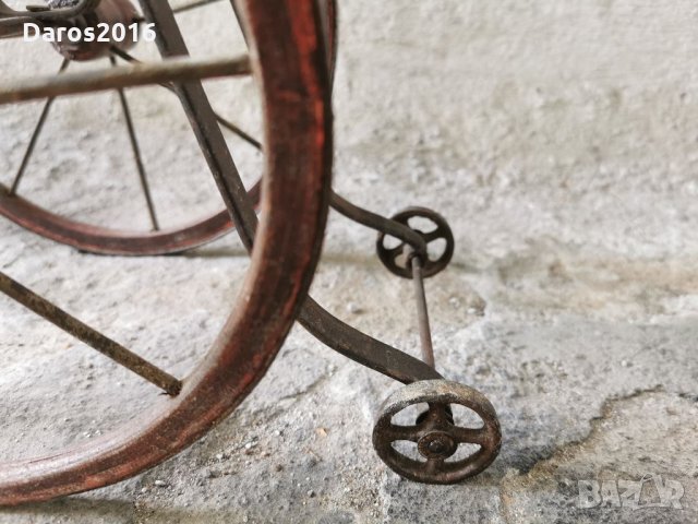 Страхотна детска количка от ратан, дърво и желязо , снимка 5 - Антикварни и старинни предмети - 32961551