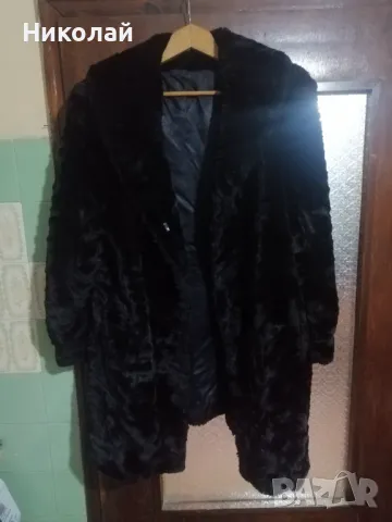 Дамско палто от изкуствена кожа, снимка 2 - Палта, манта - 49455070