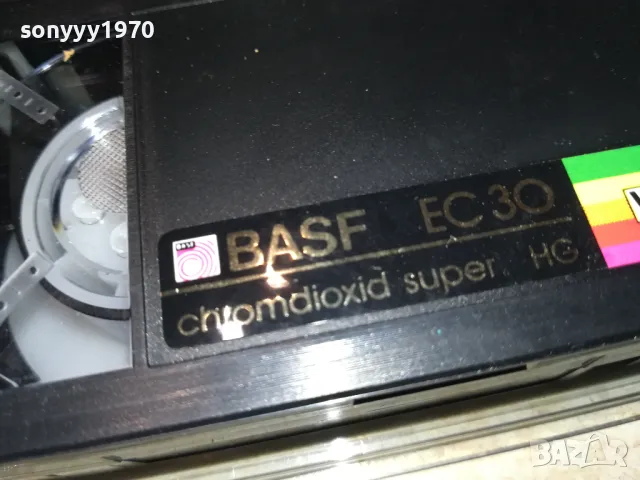 BASF EC30 VHS C VIDEO TAPE-ВНОС GERMANY 2212241725, снимка 5 - Други жанрове - 48434759