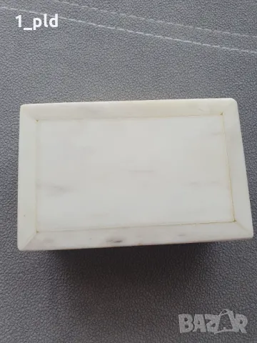 Мраморна кутия за бижута, снимка 2 - Други ценни предмети - 47391809