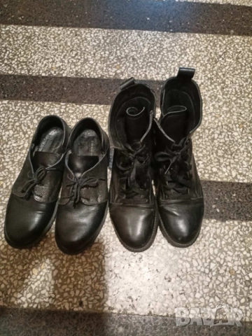  два чифта ест. кожа цената е за двата, снимка 4 - Дамски ежедневни обувки - 49592549