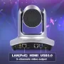 Chameye 4K PTZ камера,20x оптично увеличение,USB3.0/HDMI/LAN/PoE, C420, снимка 3