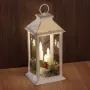 Коледен фенер-28 см./коледен фенер с LED свещи=декоративен коледен фенер, снимка 1