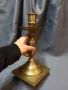МАСИВЕН ВИСОК БРОНЗОВ СВЕЩНИК, снимка 3