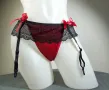 S/М дамска еротична прашка с вградени жартиери, снимка 4
