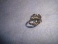 КРАСИВ ПОСРЕБРЕН ФЛОРАЛЕН КРИСТАЛЕН ФЕШЪН АРТ ПРЪСТЕН РЕГУЛИРУЕМ МОДЕЛ 18621, снимка 9